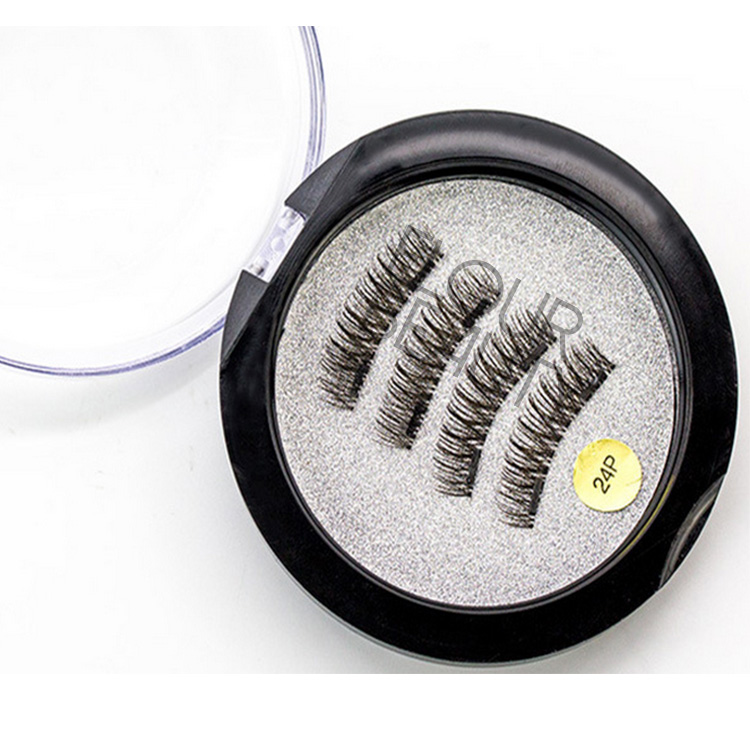 3D double magnetic lashes with private lable magnetic box EA59